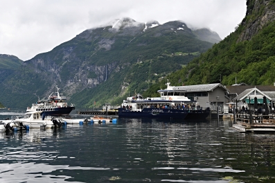 přstav v Geirangeru - Norsko